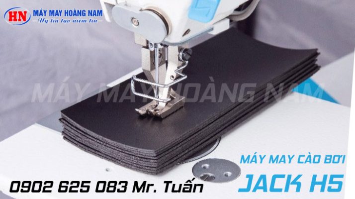 Máy may 1 kin cào bơi da dày Jack H5 | Máy May Hoàng Nam