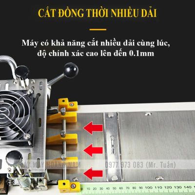 Cắt được nhiều dây cùng lúc - máy cắt dây đai tự động | Máy may hoàng nam