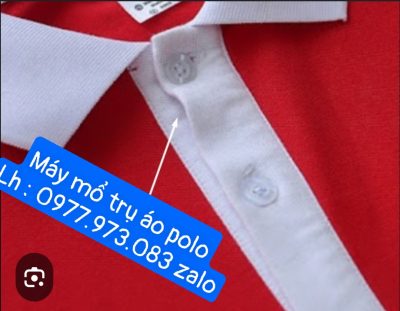 máy may mổ trụ áo polo