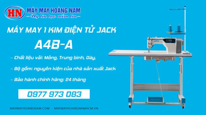 Đại lý máy may 1 kim điệ n tử jack A4B | Máy May Hoàng Nam