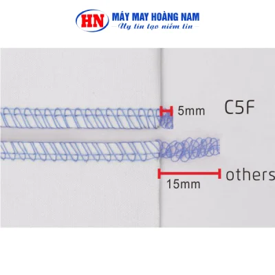 Máy vắt sổ điện tử jack C5F tốc độ cao | Máy may hoàng nam